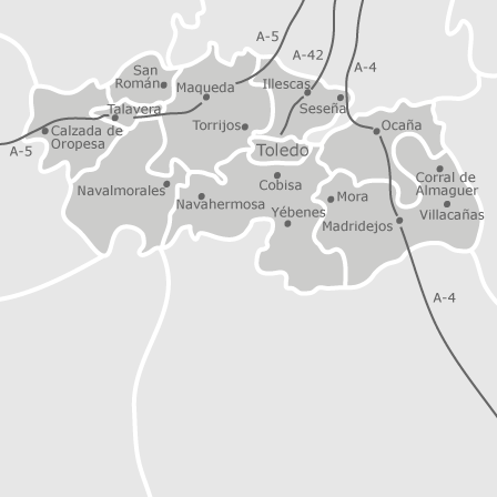 Mappa interattiva delle aree di interesse per selezionare la regione dove vuoi effettuare la ricerca