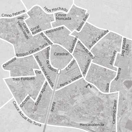 Mapa interactivo de zonas de interés para seleccionar la región donde quieres buscar