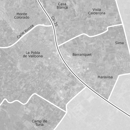 Interactive map of areas of interest to select the region you want to search in