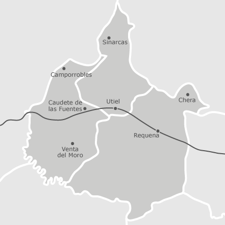 Interactive map of areas of interest to select the region you want to search in