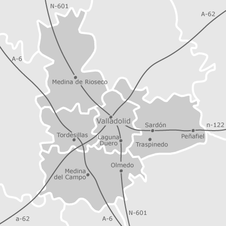 Mapa interactivo de zonas de interés para seleccionar la región donde quieres buscar
