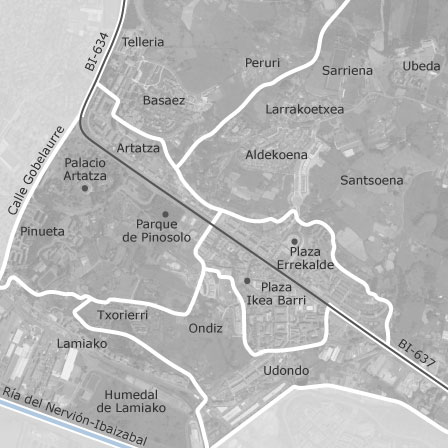 Mapa interactivo de zonas de interés para seleccionar la región donde quieres buscar