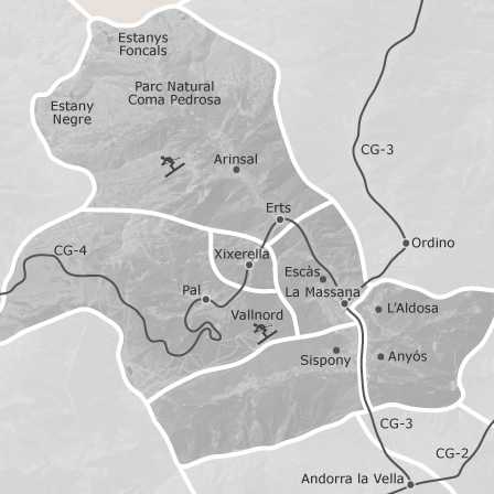 Mappa interattiva delle aree di interesse per selezionare la regione dove vuoi effettuare la ricerca
