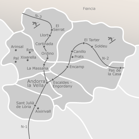 Mappa interattiva delle aree di interesse per selezionare la regione dove vuoi effettuare la ricerca